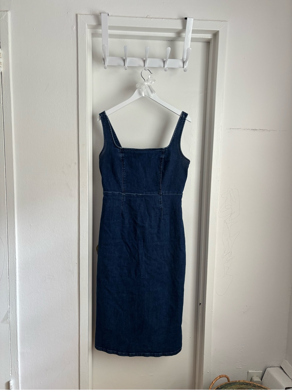 GAP Women’s Denim Midi Dress